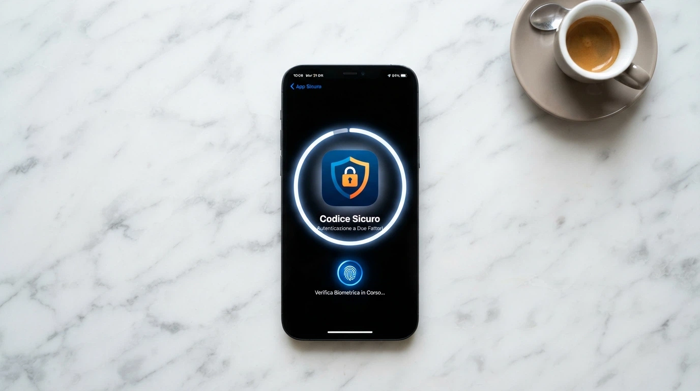 La schermata dell'App Store italiano con una app di casinò ADM in fase di download, barra di progresso e icona Face ID visibile