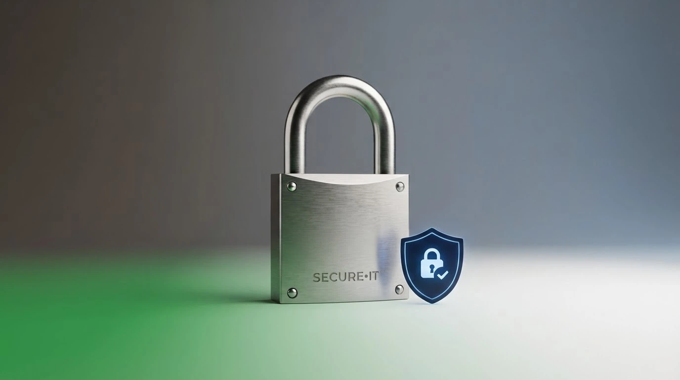 Il logo dell'ADM accanto alla bandiera italiana e a un lucchetto digitale su sfondo istituzionale