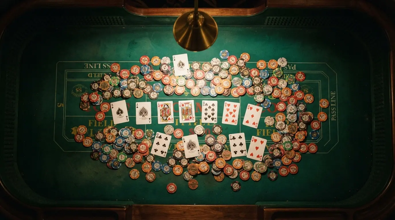 Una classifica stilizzata a dieci posizioni con le icone di altrettanti casinò online e l'importo del bonus accanto a ciascuna