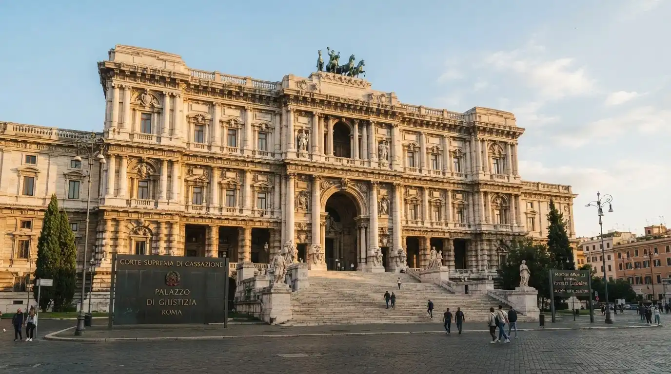 La sede dell'Agenzia delle Dogane e dei Monopoli a Roma, con il logo ADM in primo piano